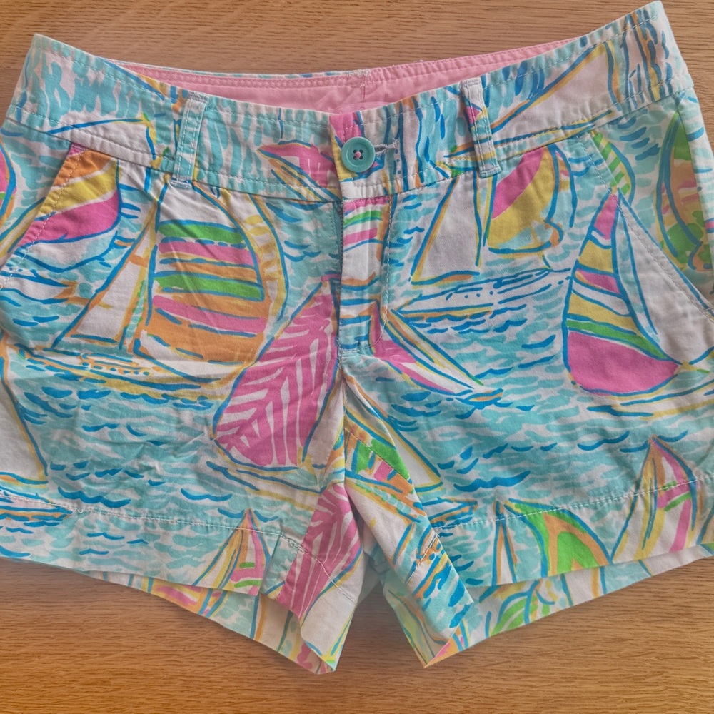 Lilly Pulitzer Callahan Regatta Shorts size 2